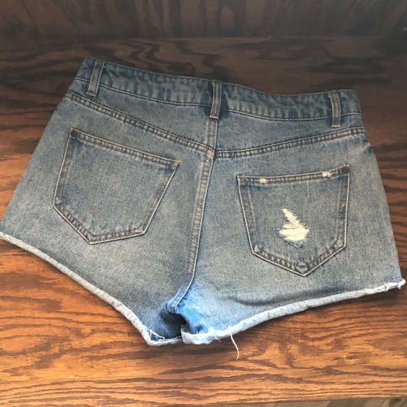 Mid Rise Denim Shorts - Picture 2 of 2